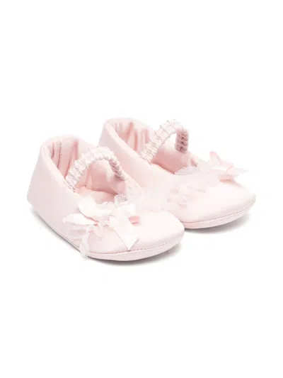 COLORICHIARI BOW-DETAILED BALLET FLATS