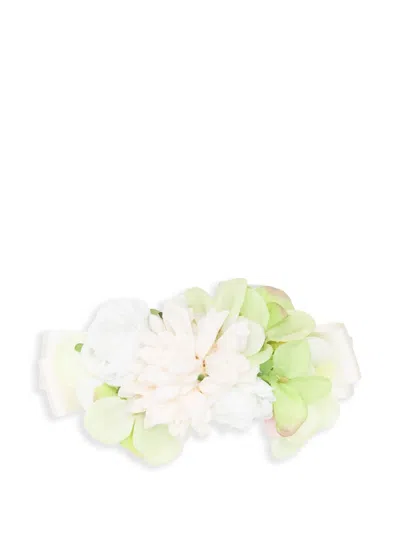 COLORICHIARI FLORAL-APPLIQUÉ HAIR CLIP