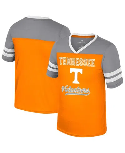 COLOSSEUM BIG GIRLS TENNESSEE ORANGE TENNESSEE VOLUNTEERS PRINCESS BUBBLEGUM BLING T-SHIRT