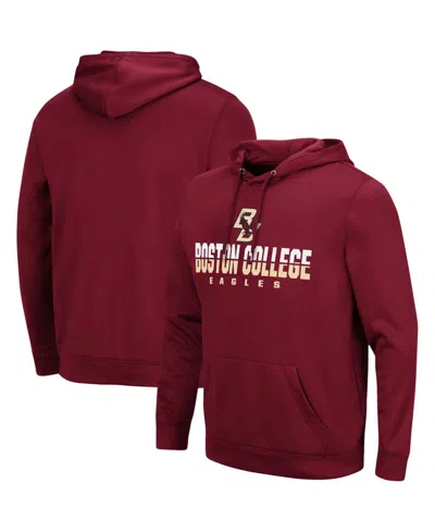 COLOSSEUM MEN'S BOSTON COLLEGE EAGLES LANTERN PULLOVER HOODIE