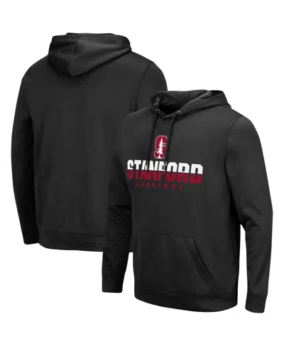 COLOSSEUM MEN'S COLOSSEUM BLACK STANFORD CARDINAL LANTERN PULLOVER HOODIE