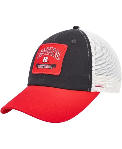 COLOSSEUM MEN'S COLOSSEUM CHARCOAL RUTGERS SCARLET KNIGHTS OBJECTION SNAPBACK HAT