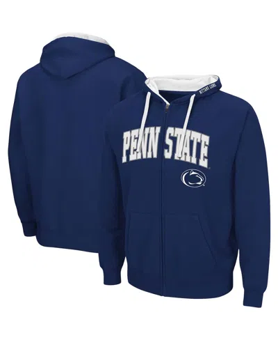 COLOSSEUM MEN'S COLOSSEUM NAVY PENN STATE NITTANY LIONS BIG AND TALL FULL-ZIP HOODIE