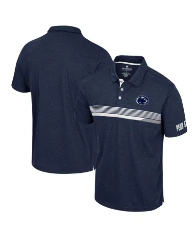 COLOSSEUM MEN'S COLOSSEUM NAVY PENN STATE NITTANY LIONS NO PROBLEMO POLO SHIRT