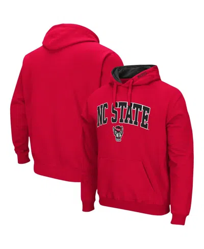 COLOSSEUM MEN'S COLOSSEUM NC STATE WOLFPACK ARCH & LOGO 3.0 PULLOVER HOODIE