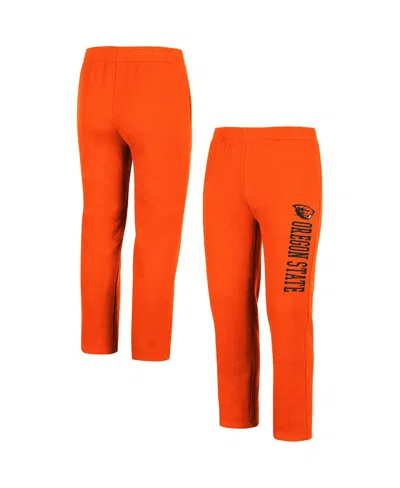 COLOSSEUM MEN'S COLOSSEUM ORANGE OREGON STATE BEAVERS FLEECE PANTS