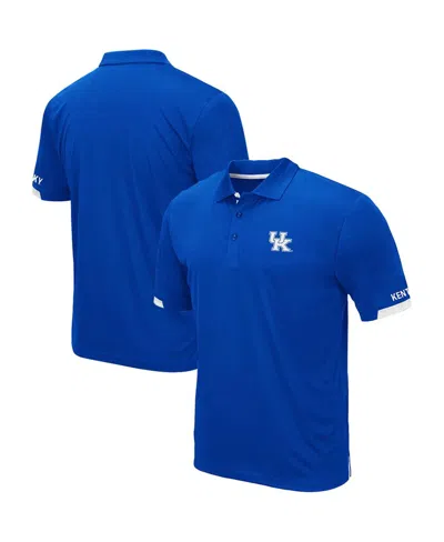 COLOSSEUM MEN'S COLOSSEUM ROYAL KENTUCKY WILDCATS BIG AND TALL SANTRY POLO SHIRT