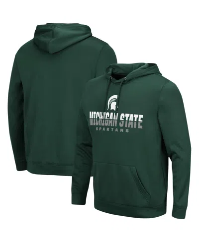 COLOSSEUM MEN'S MICHIGAN STATE SPARTANS LANTERN PULLOVER HOODIE