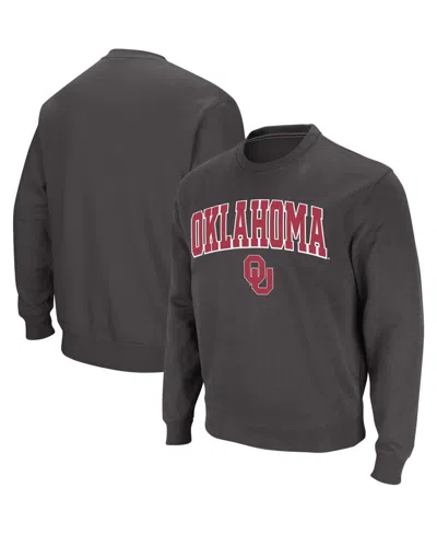 COLOSSEUM MEN'S OKLAHOMA SOONERS ARCH & LOGO CREW NECK SWEATSHIRT