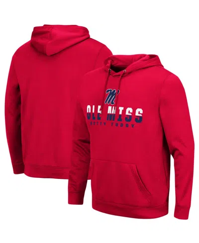 COLOSSEUM MEN'S OLE MISS REBELS LANTERN PULLOVER HOODIE
