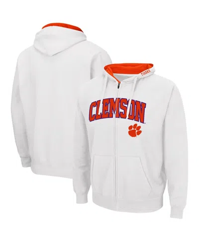 COLOSSEUM MEN'S CLEMSON TIGERS ARCH LOGO 3.0 FULL-ZIP HOODIE