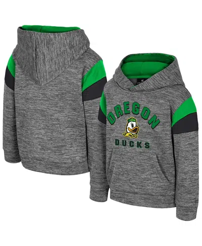 COLOSSEUM TODDLER GRAY OREGON DUCKS WIZARD CITY HOODIE