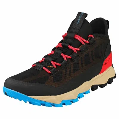 COLUMBIA COLUMBIA FLOW BOROUGH LOW HERREN BLACK RED SNEAKER MODE