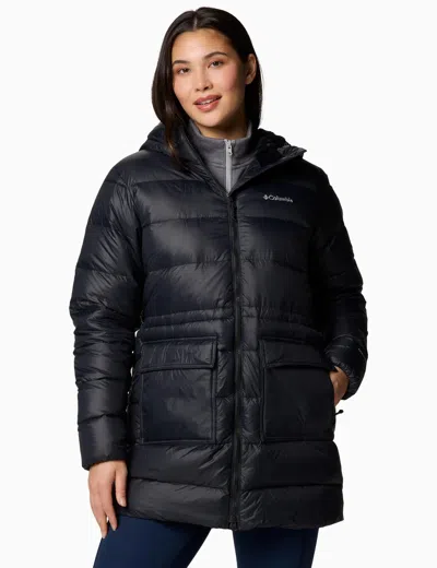 COLUMBIA WOMEN'S HARMONY FALLS HOODED MID DOWN JACKET