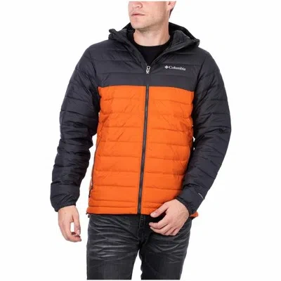 COLUMBIA S2K COLUMBIA SPORT HERREN POWDER LITE HOODED JACKET 1693931-820 ORANGE 1000956