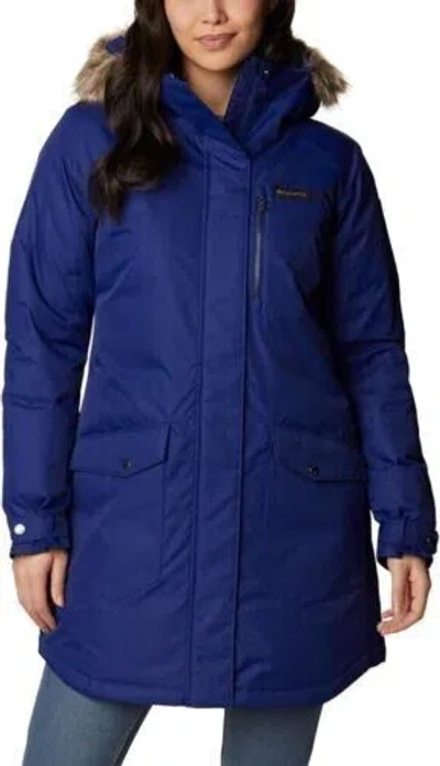 COLUMBIA COLUMBIA SUTTLE MOUNTAIN WL0885-432 JACKET WOMEN'S NAVY HOODED INSULATED APP816