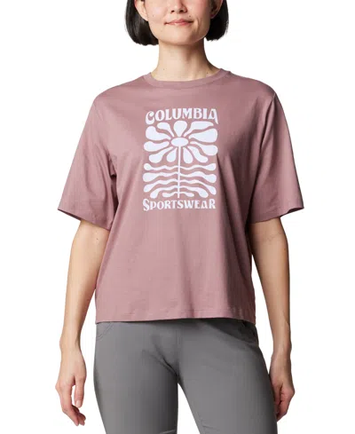 COLUMBIA WOMEN'S NORTH CASCADES COTTON T-SHIRT