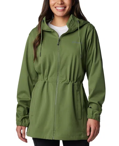 COLUMBIA WOMEN'S ROSE WINDS SOFTSHELL HOODED JACKET XS-3X