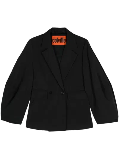 COLVILLE DOUBLE-BREASTED TWILL BLAZER