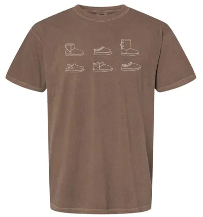 COMFORT COLORS THE TOP SIX SHIRT IN ESPRESSO