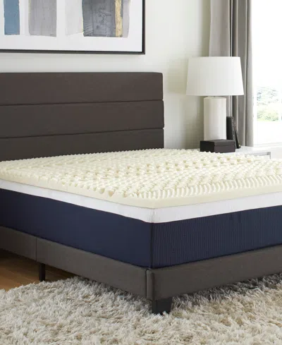 COMFORT TECH 1.5" 7-ZONE MEMORY FOAM MATTRESS TOPPER, TWIN XL