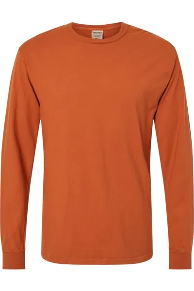 COMFORTWASH BY HANES GARMENT-DYED LONG SLEEVE T-SHIRT