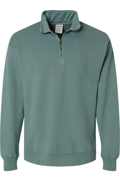 COMFORTWASH BY HANES GARMENT-DYED QUARTER-ZIP SWEATSHIRT