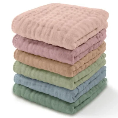COMFY CUBS COMFY CUBS MUSLIN WASHCLOTHS