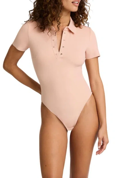COMMANDO COMMANDO POLO SCUBA KNIT BODYSUIT
