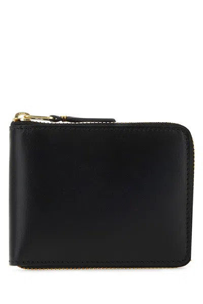 COMME DES GARCON BLACK LEATHER WALLET