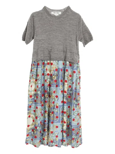 COMME DES GARÇONS 2010S WOOL-SILK DRESS