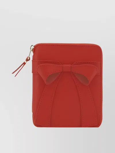 COMME DES GARÇONS BOW DETAIL OVERSIZED WALLET