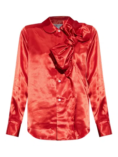 COMME DES GARÇONS BOW-EMBELLISHED BLOUSE