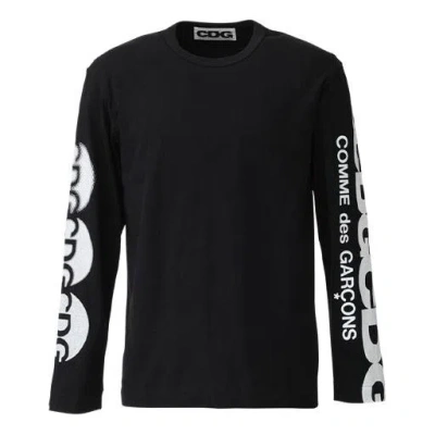 COMME DES GARÇONS COMME des GARCONS CDG Classical String mark Logo Long-sleeve Tee 'Black'