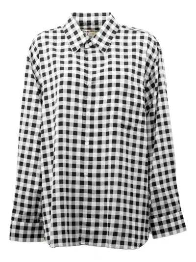 COMME DES GARÇONS CHECK-PRINT SHIRT