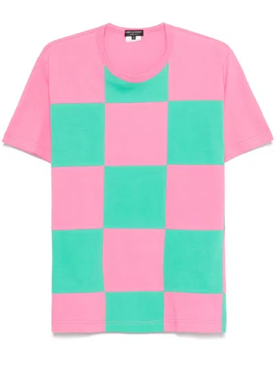 COMME DES GARÇONS HOMME DEUX CHECKED T-SHIRT