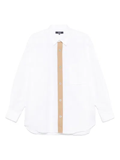 COMME DES GARÇONS HOMME DEUX CONTRASTING-TRIM SHIRT