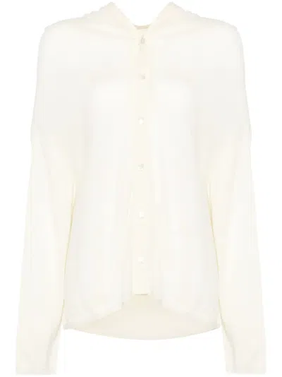 COMME DES GARÇONS HOODED CARDIGAN