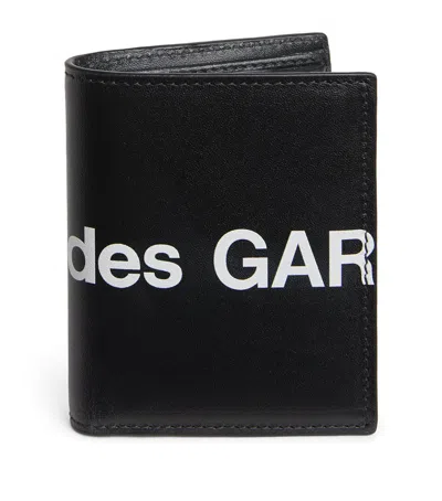 COMME DES GARÇONS LEATHER LOGO BIFOLD WALLET