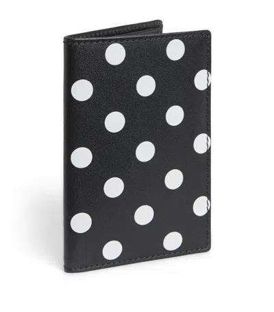COMME DES GARÇONS LEATHER POLKA-DOT CARD HOLDER