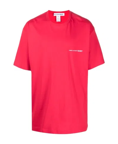 COMME DES GARÇONS LOGO-PRINT SHORT-SLEEVED T-SHIRT