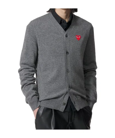 COMME DES GARÇONS LONG-SLEEVED KNITTED CARDIGAN