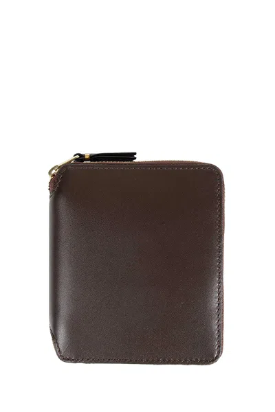 COMME DES GARÇONS CLASSIC LEATHER WALLET WITH ZIPPER