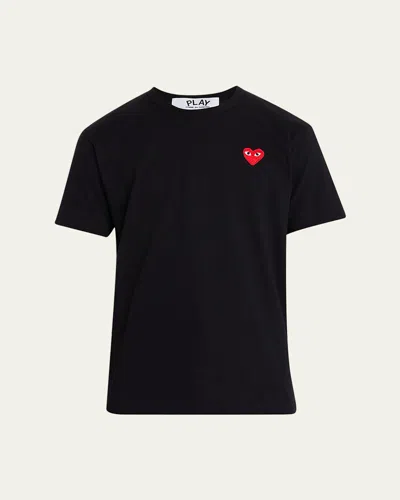 COMME DES GARÇONS MEN'S COTTON JERSEY HEART T-SHIRT