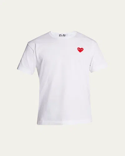 COMME DES GARÇONS MEN'S COTTON JERSEY HEART T-SHIRT