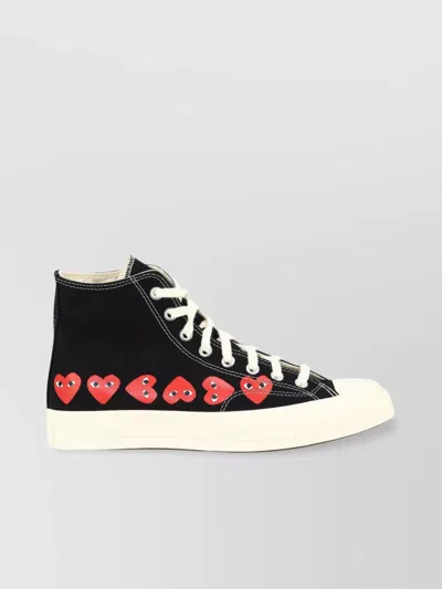 COMME DES GARÇONS PLAY CANVAS HEART MOTIF SNEAKERS