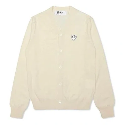 COMME DES GARÇONS PLAY COMME des GARCONS PLAY Cardigan White Emblem 'Natural'
