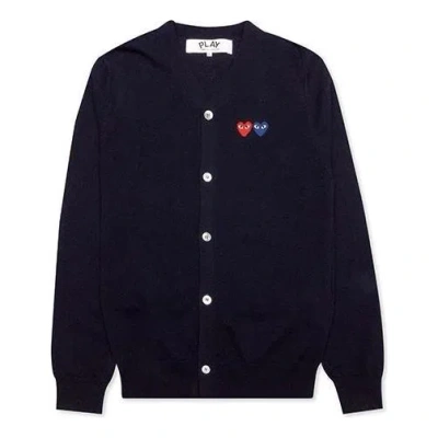 COMME DES GARÇONS PLAY COMME des GARCONS PLAY Cardigan With Double Emblems 'Navy'