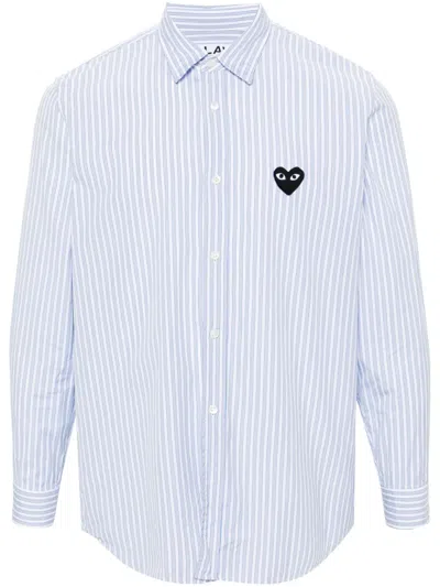 COMME DES GARÇONS PLAY HEART-PATCH SHIRT