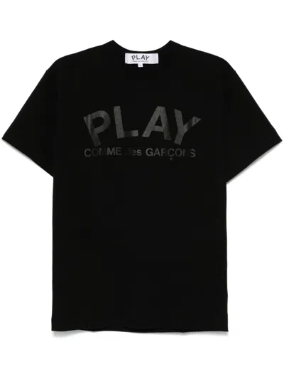 COMME DES GARÇONS PLAY LOGO-PRINT T-SHIRT